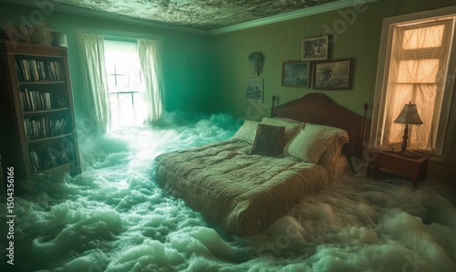 Submerged Bedroom