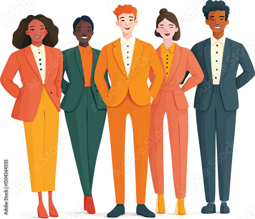 Diverse multicultural business team collaborating during a productive meeting