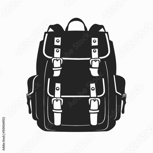 Backpack rucksack travel bag school bag leather backpack fashion backpack vintage backpack style backpack silhouette