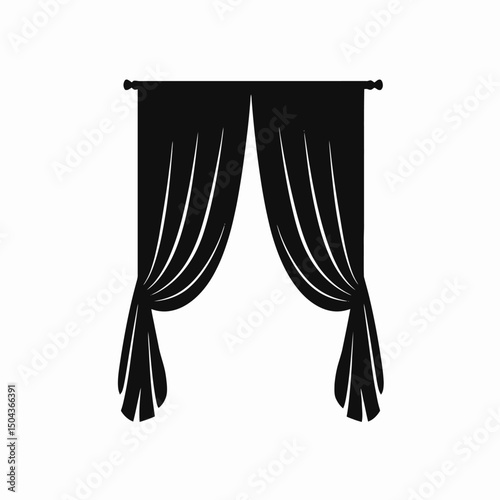 Blackout curtains window treatment drapes room darkening thermal insulated home decor interior design silhouette