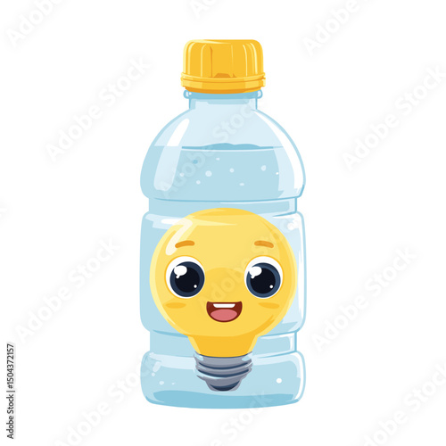 Bright Idea: A Lightbulb in a Water Bottle