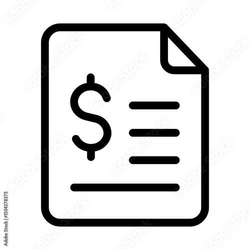 Bank Statement Icon