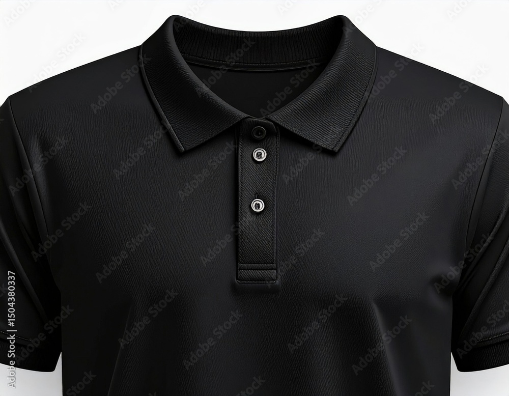 Black Polo Shirt Mockup Black Polo Shirt Mockup