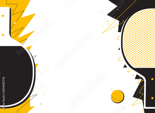 Table tennis abstract background design. The sport concept
