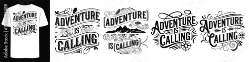 Wilderness Typography Tee with Grunge Style