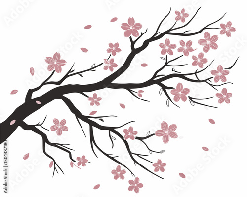 girl with cherry blossom