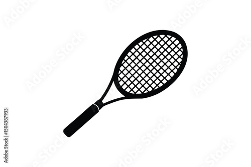 tennis racket and ball