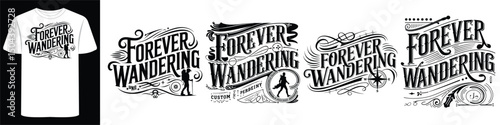 Modern Explorer Shirt with Grunge Typography