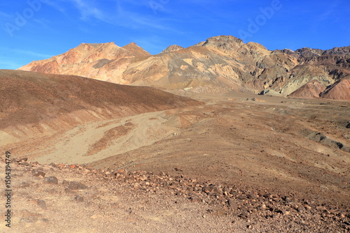 Multi Colored hills at Artist Pallete, Death Valley, California