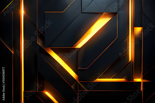 glowing light alphabet