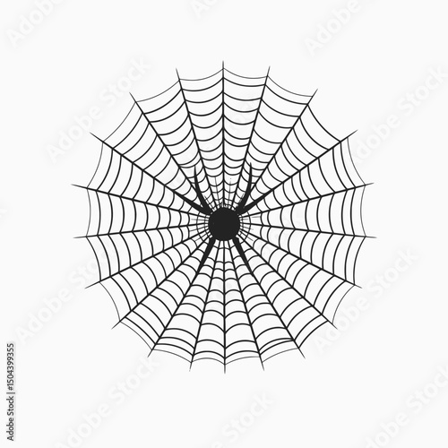 Spiderweb spider halloween web spooky arachnid insect creepy danger fear trap night black scary design silhouette