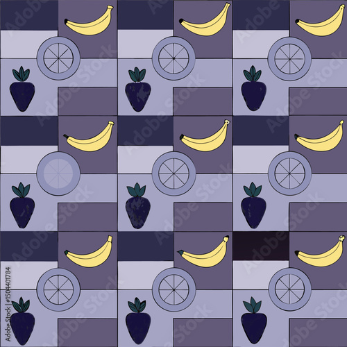 seamless pattern with a lot of funny cats