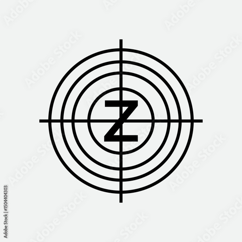 Abstract Z letter modern initial lettermarks logo design