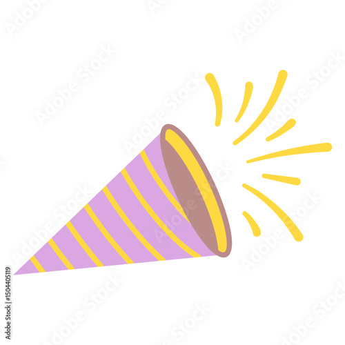 Colorful Party Popper