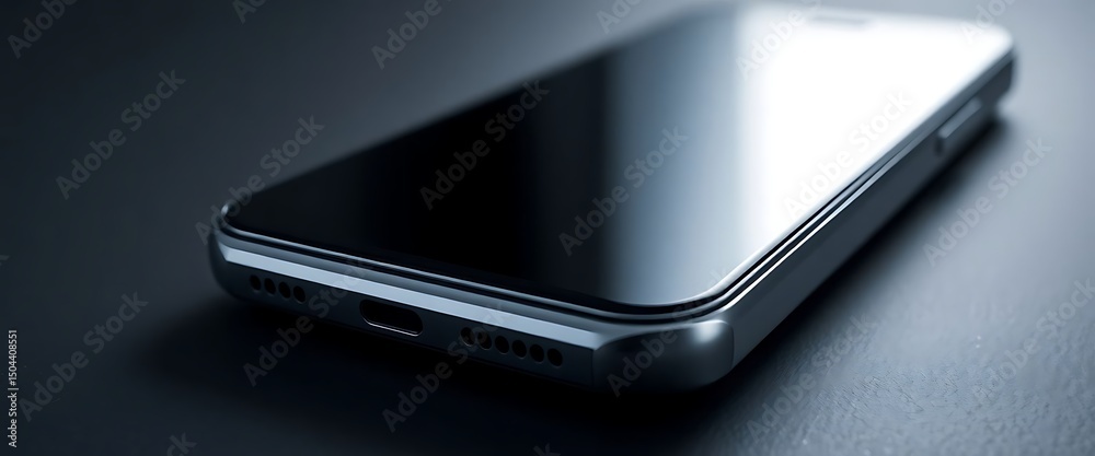 close up of a cell phone on a table close up of a cell phone on a table