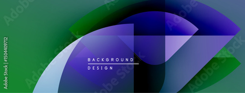 Abstract fluid shapes, vibrant colors blend. Modern design elements create dynamic background. Text reads background design.