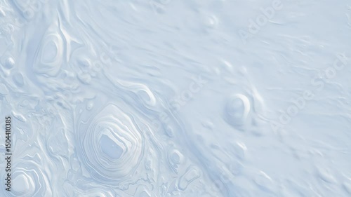 Abstract White Topography Background with Layered Texture