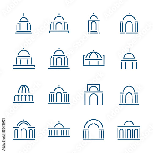 Mosque Logo Design Vector,