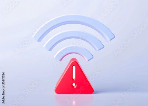 Discovering the Power of 3D WiFi Signal Warning Icon Design for Effective Network Troubleshooting and Security Alert Solutions