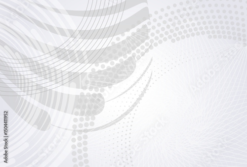 Minimal Abstract White Background with Dots and Curved Lines – Perfect for Healthcare, Medical Research, Laboratory Reports and Biotech Presentations