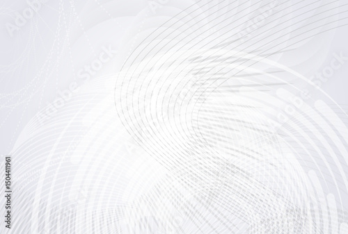 Minimal Abstract White Background with Dots and Curved Lines – Perfect for Healthcare, Medical Research, Laboratory Reports and Biotech Presentations