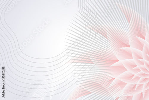 Clean Abstract White Lines and Dots Background – Ideal for Fintech, Data Analysis, Investment Reports, Corporate Presentations and Business Concepts