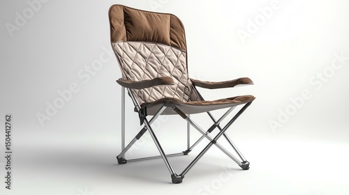 A comfortable and stylish folding chair designed for outdoor leisure activities. Perfect for camping, picnics, and relaxation, combining convenience with a modern aesthetic.