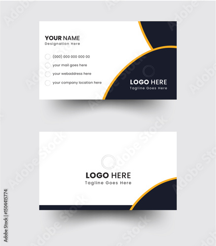 Corporate Business Card, Business card design template, Clean professional business card template, visiting card, business card template. 
