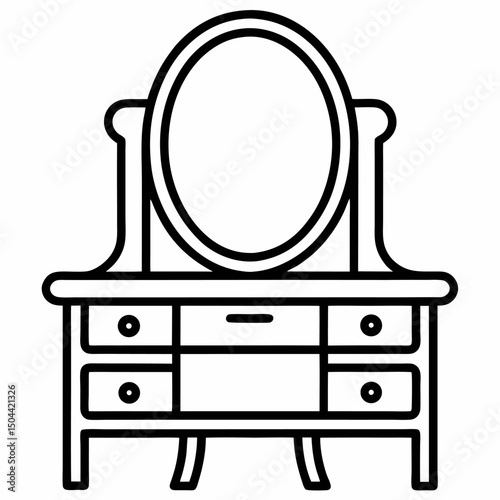Classic dressing table