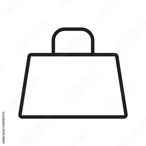 Bag icon, symbol of bag