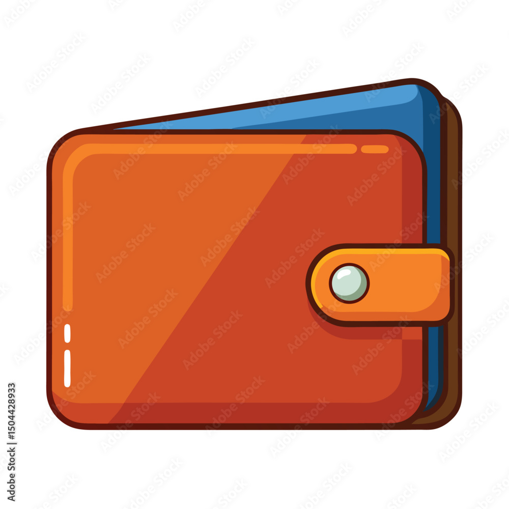 Obraz premium wallet--on-white-background