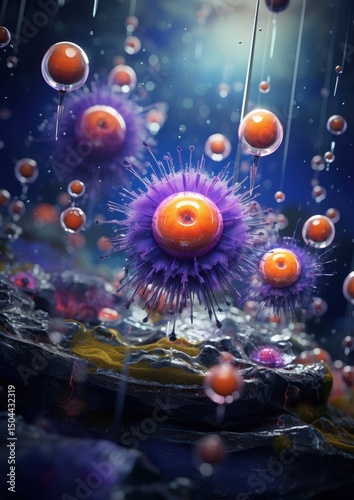Abstract Cellular Structures in Dynamic Fluid Environment