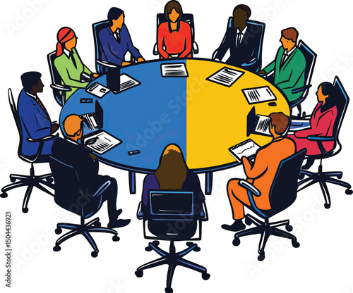 business meeting in the office