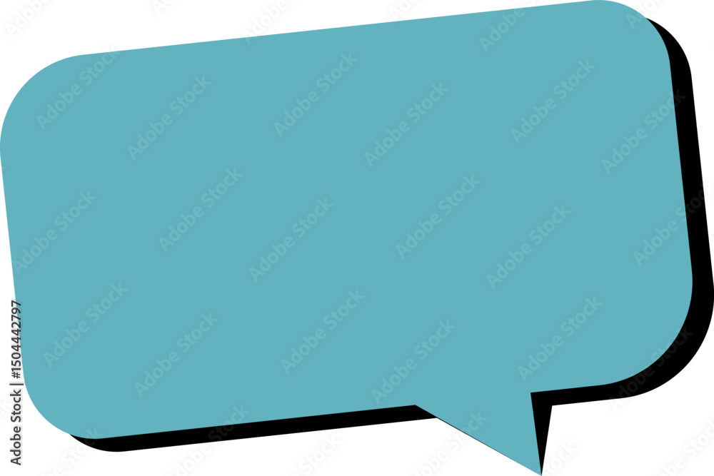 Naklejka premium Speech Bubble Cartoon Vector