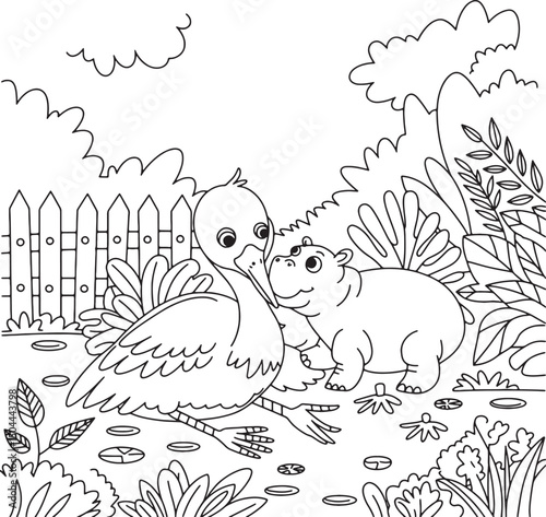 birds nest line art stock photos premium quality