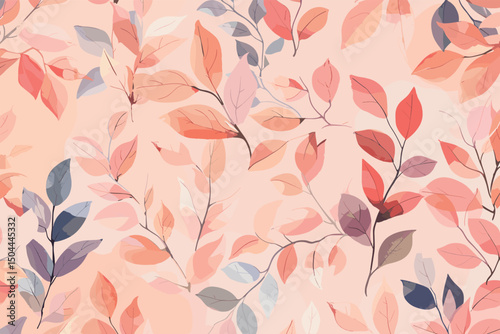 Pink Seamless Palm. Coral Pattern Palm. Gray Tropical Nature. White Flower Botanical. Flora Design. Watercolor Painting. Floral Art. Summer Leaf.