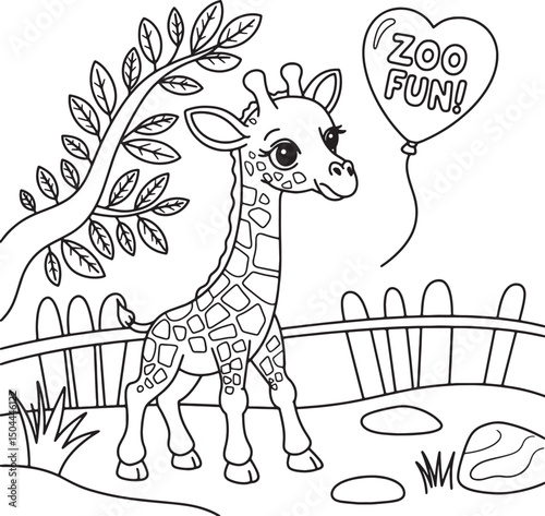 Giraffe line art stock photos premium quality photo