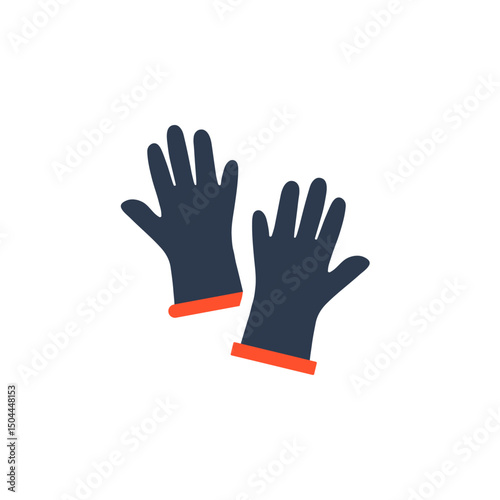 This icon features safety gloves, symbolizing vital protection and enhanced safety in the workplace. Essential in various industries, they ensure workers wellbeing across different tasks