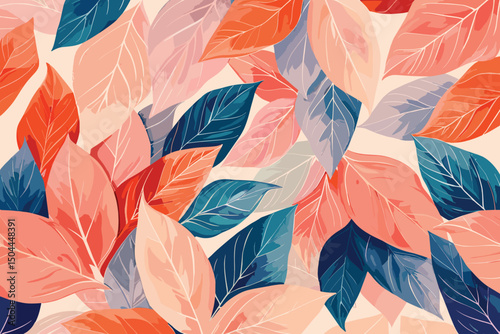 Pink Seamless Palm. Coral Pattern Palm. Gray Tropical Nature. White Flower Botanical. Flora Design. Watercolor Painting. Floral Art. Summer Leaf.