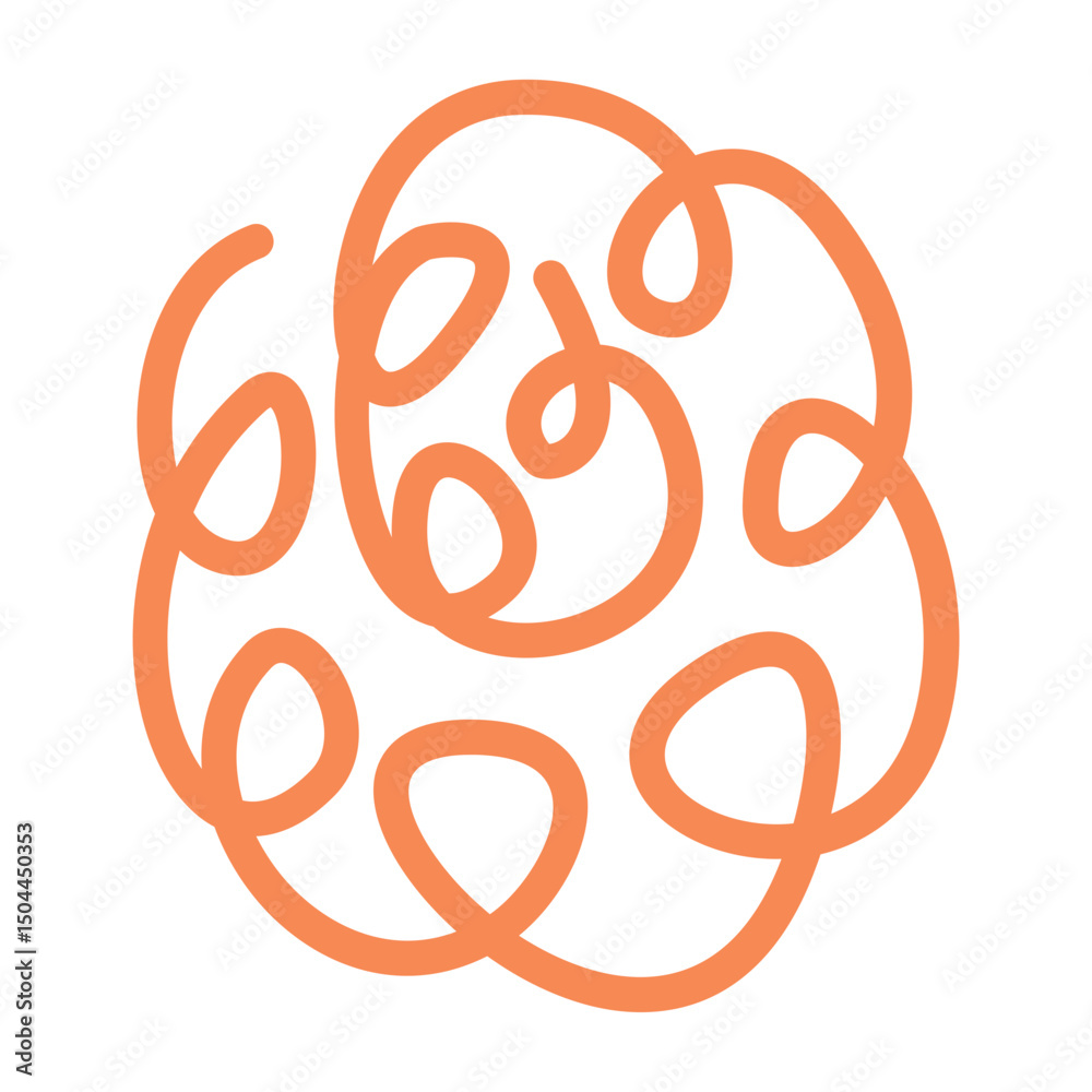 Obraz premium Hand drawn line Trendy
