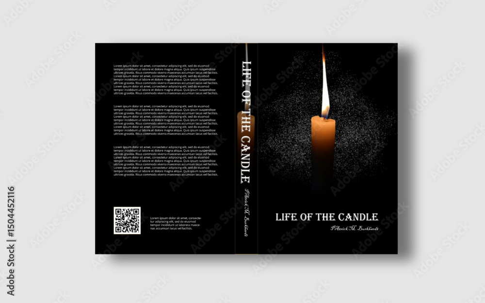 Modern and elegant book cover design. 
