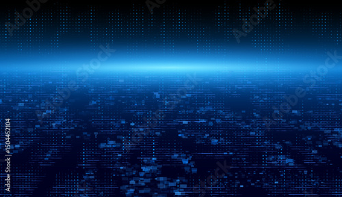 Wireframe landscape depth of field effect 3D topographic map background geography concept space surface HUD design element futuristic grid digital terrain