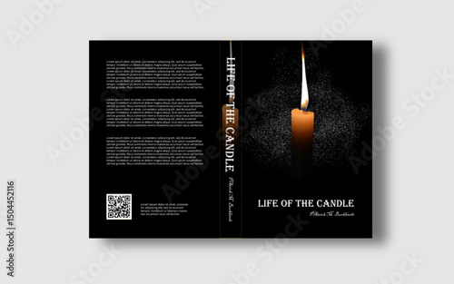 Modern and elegant book cover design. 