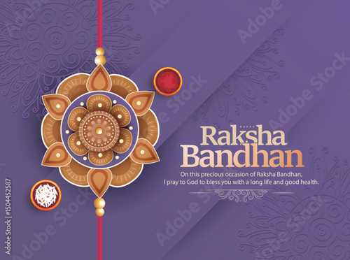 Raksha Bandhan sale illustration Greeting Card Template greeting,poster Design. 
