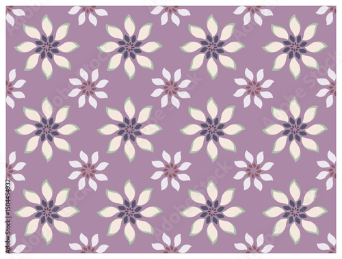 Decorative background seamless vector pattern. Architectural backdrop and textile surface pattern designs series