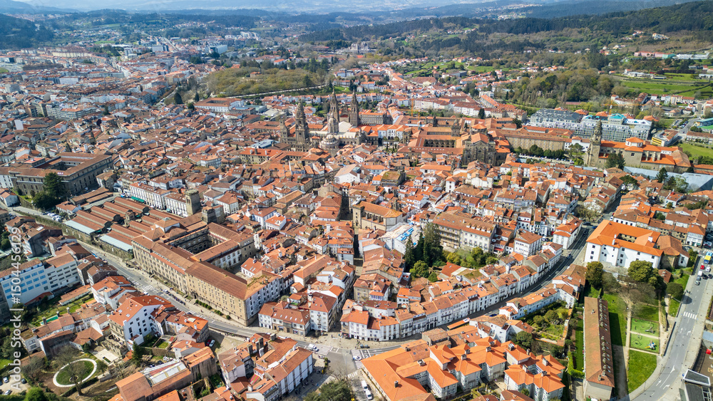 Obraz premium Camino, Santiago, Spain