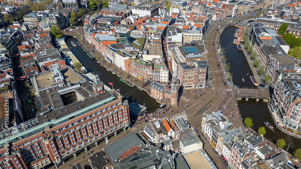 Fototapeta premium Amsterdam, Nederland