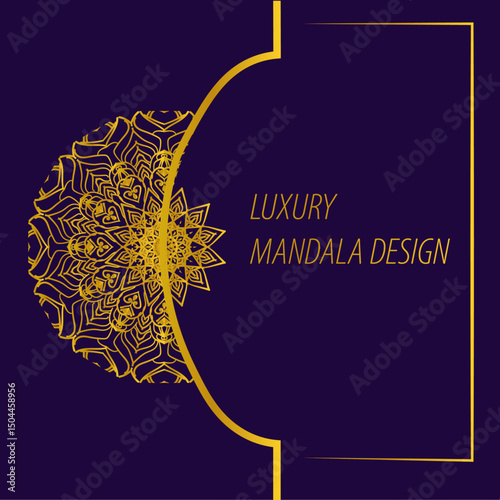 Luxury Mandala design .