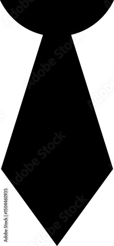 Icon of a tie in flat style