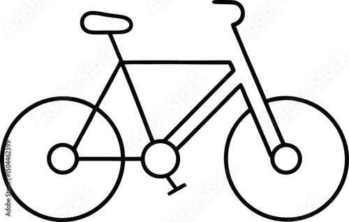 bicycle. Icon for design. Easily editable
